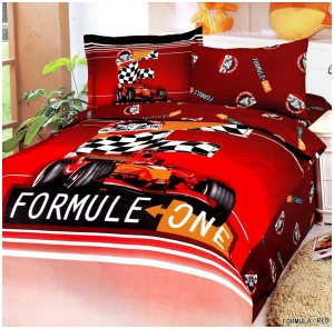 Детское постельное белье "Formula" (красный) / артикул: 102-59