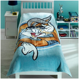 Детский плед "BUGS BUNNY" (голубой) / артикул: Б-112