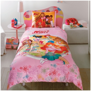 Детское постельное белье " WINX FASHION " / артикул: 20-1111