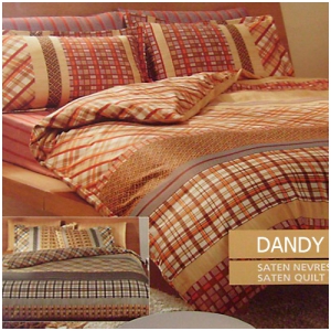 Полутораспальное постельное белье "DANDY" (коричневый) / артикул: 10-109