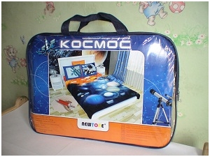 Полутороспальное детское постельное бельё "Космос"