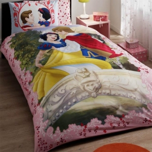 Детское постельное белье TAC SNOW WHITE LOVE двухстороннее  артикул 20-033