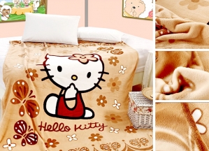 Детский плед Hello Kitty артикул pld023-1