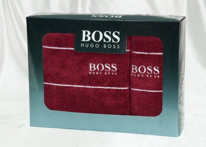 Полотенца Код 428 
Набор полотенец Hugo Boss 
Хлопок 100% 
50-90см 
70-140см plt143-6