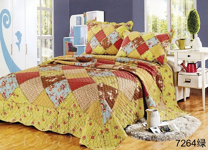 Покрывало Patchwork 
Код 046 
Покрывало (X1) / 230X250 
Наволочка (X2) / 50X70 pk349-c2 (замена фото)