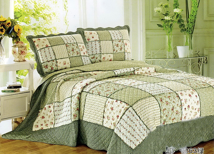 Покрывало Patchwork  Код 046  Покрывало (X1) / 230X250  Наволочка (X2) / 50X70 pk370-3