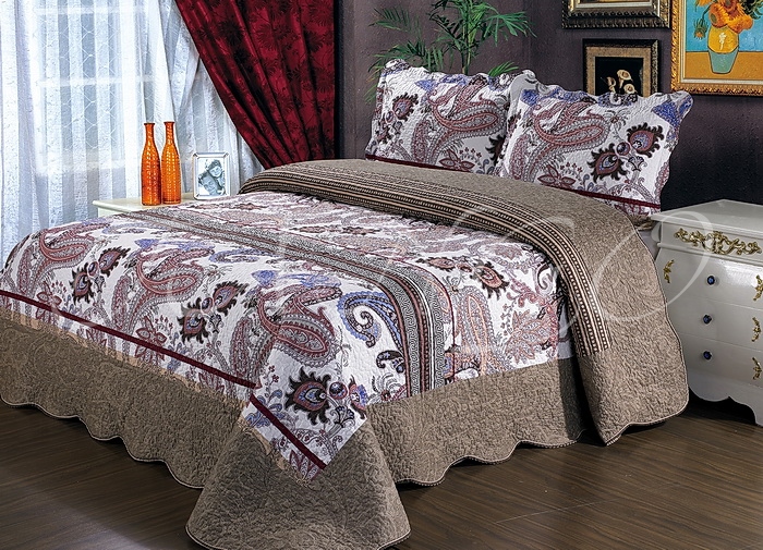 Покрывало Patchwork  Код 046  Покрывало (X1) / 240X260  Наволочка (X2) / 50X70 pw-459