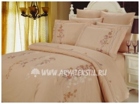 Двуспальное постельное белье "ASPEN" (с вышивкой)/ артикул: 400-244