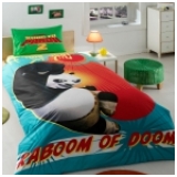 Детское постельное белье TAC  KUNG FU PANDA KICK SPLOSION двухсторонний артикул 20-1024
