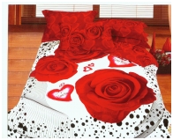 Двуспальное постельное белье DAILY LOVE HEART WHITE /артикул 100-4801