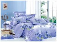 Двуспальное постельное белье DAILY "TENDER" BLUE / артикул 100-4931