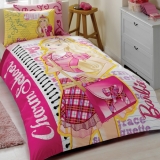 Детское постельное белье TAC  BARBIE CHARM SCHOOL двухсторонний артикул: 10-853