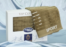 Полотенца Набор Pupilla SPORT  Код 304  Полотенце махровое-хлопок  Размер: 70х140*1шт  Размер: 50х90*1шт plt098-1
